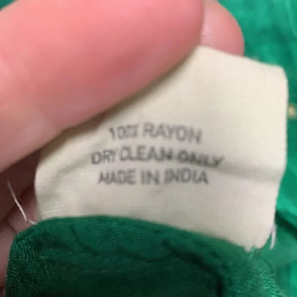 - NORBLACK NORWHITE Square shirt dress green ombré size xs all - Picture 10 of 11